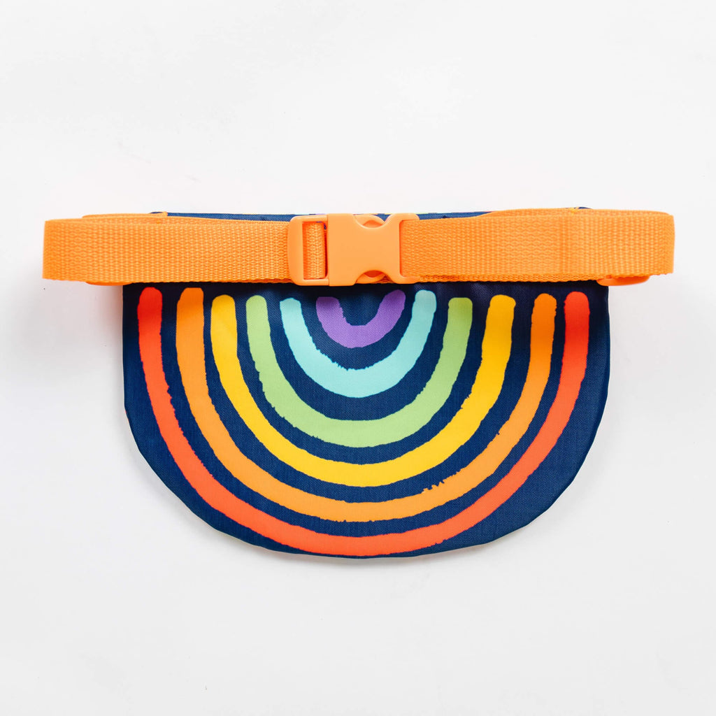 back of rainbow bag