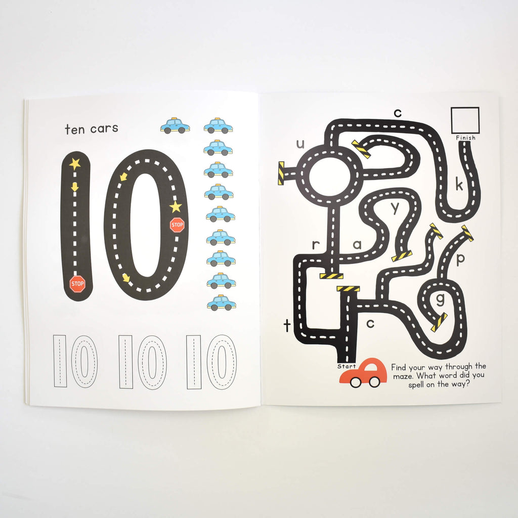 number road tracing book