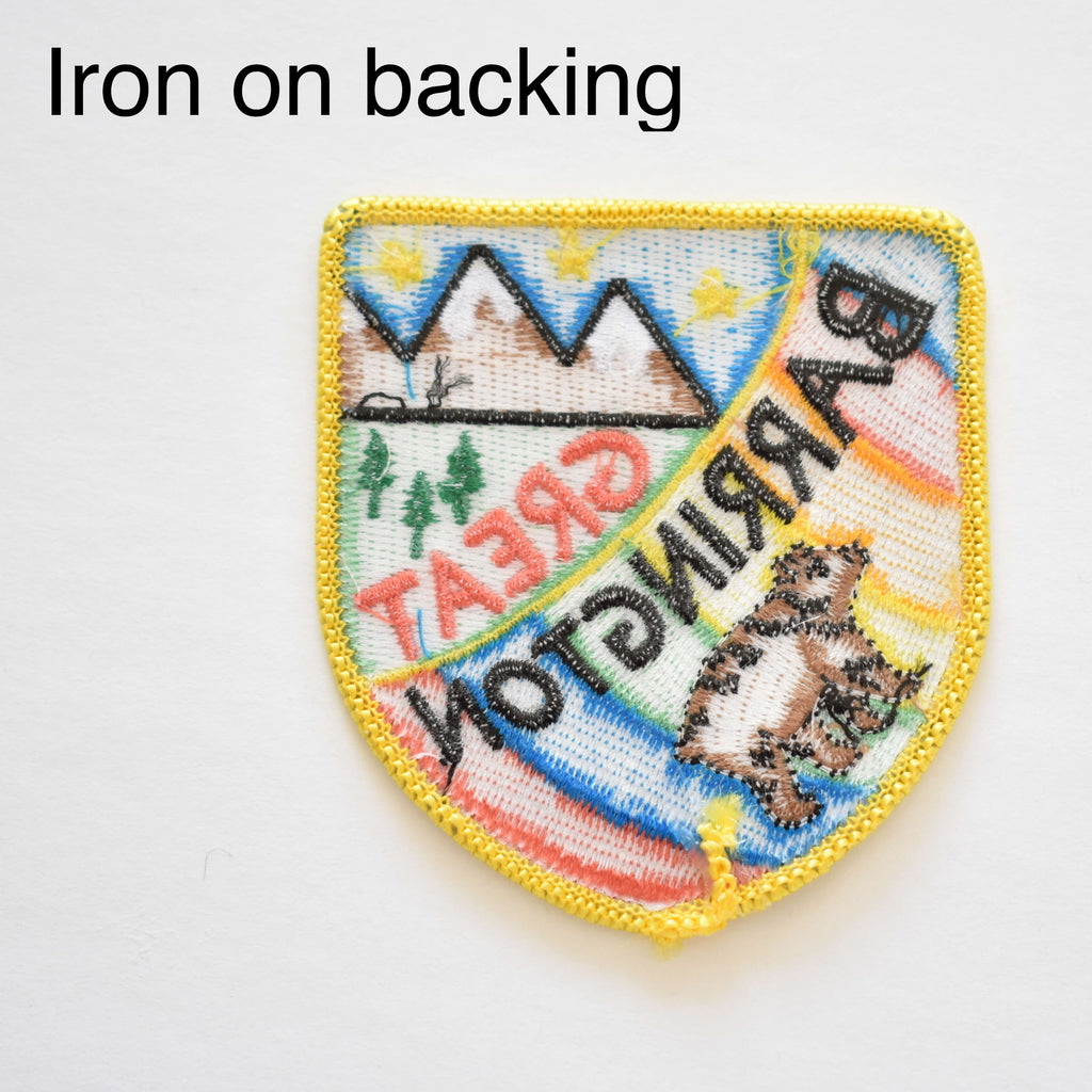 iron on back