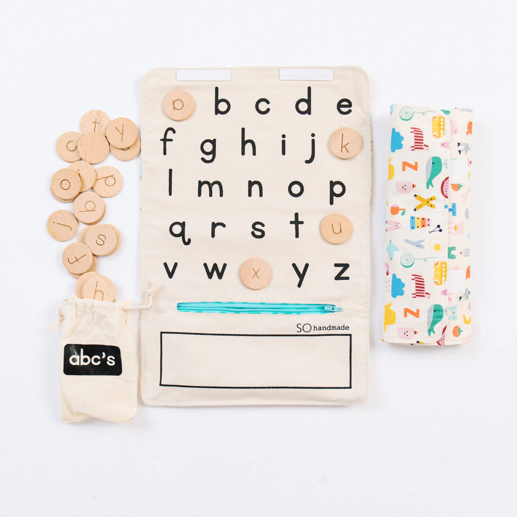 lowercase alphabet toy by So Handmade