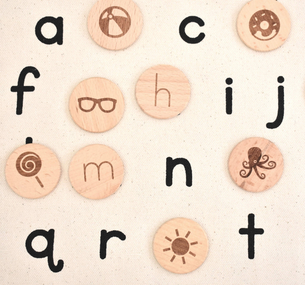 montessori alphabet toy by So Handmade