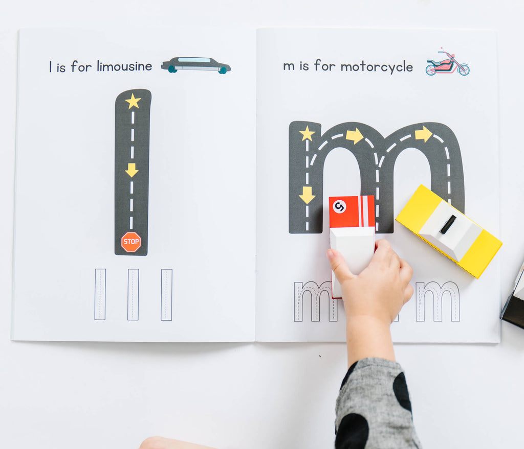 alphabet learning book by So handmade