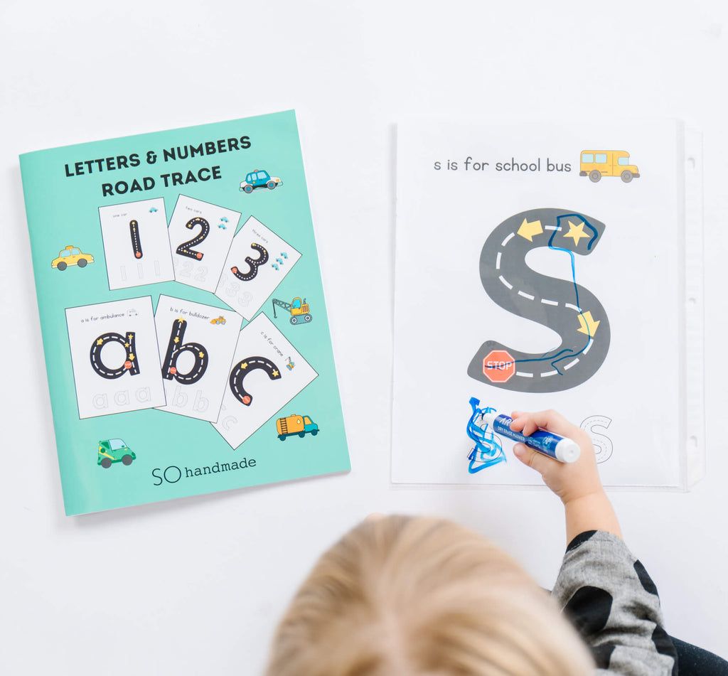 alphabet learning toys by So handmade