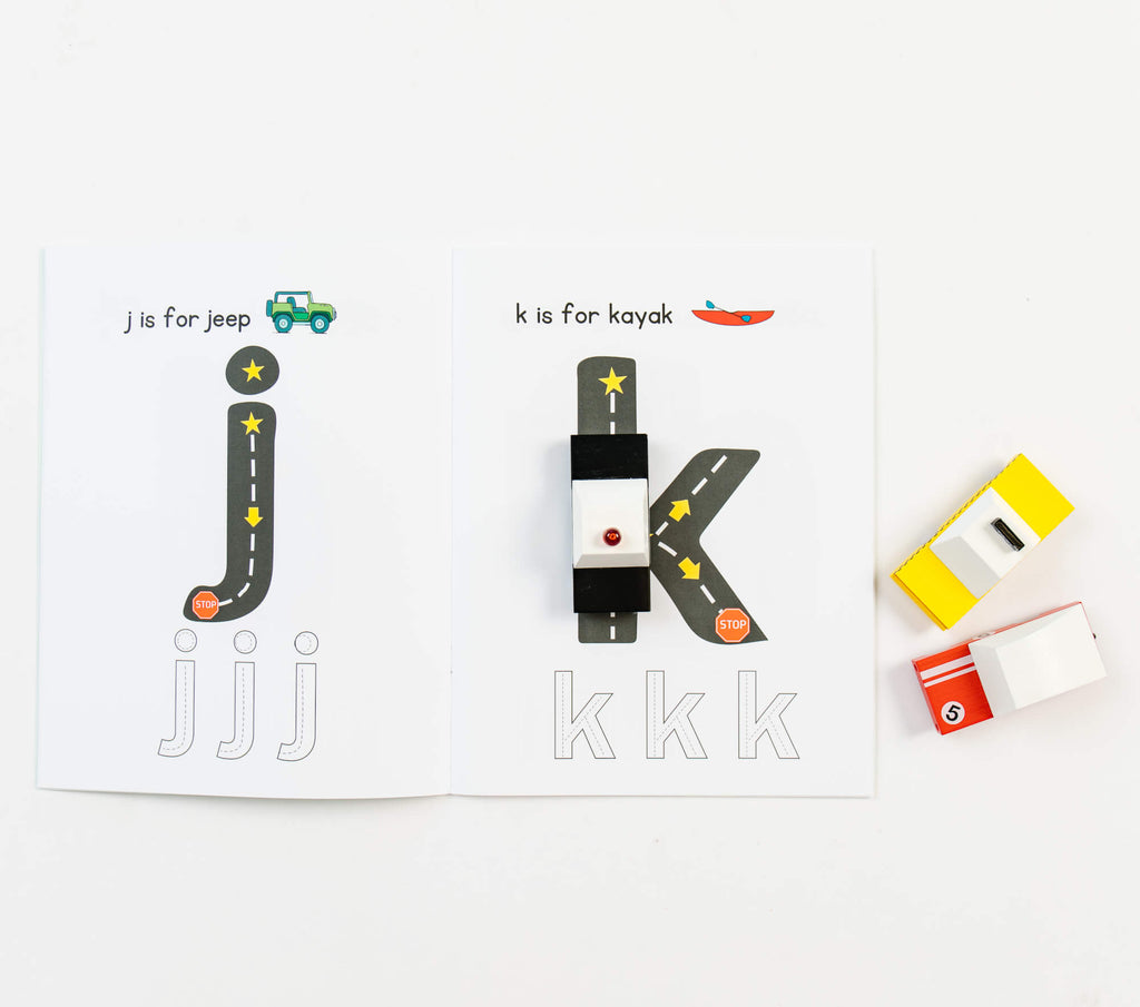 learn letters with toy cars by So handmade