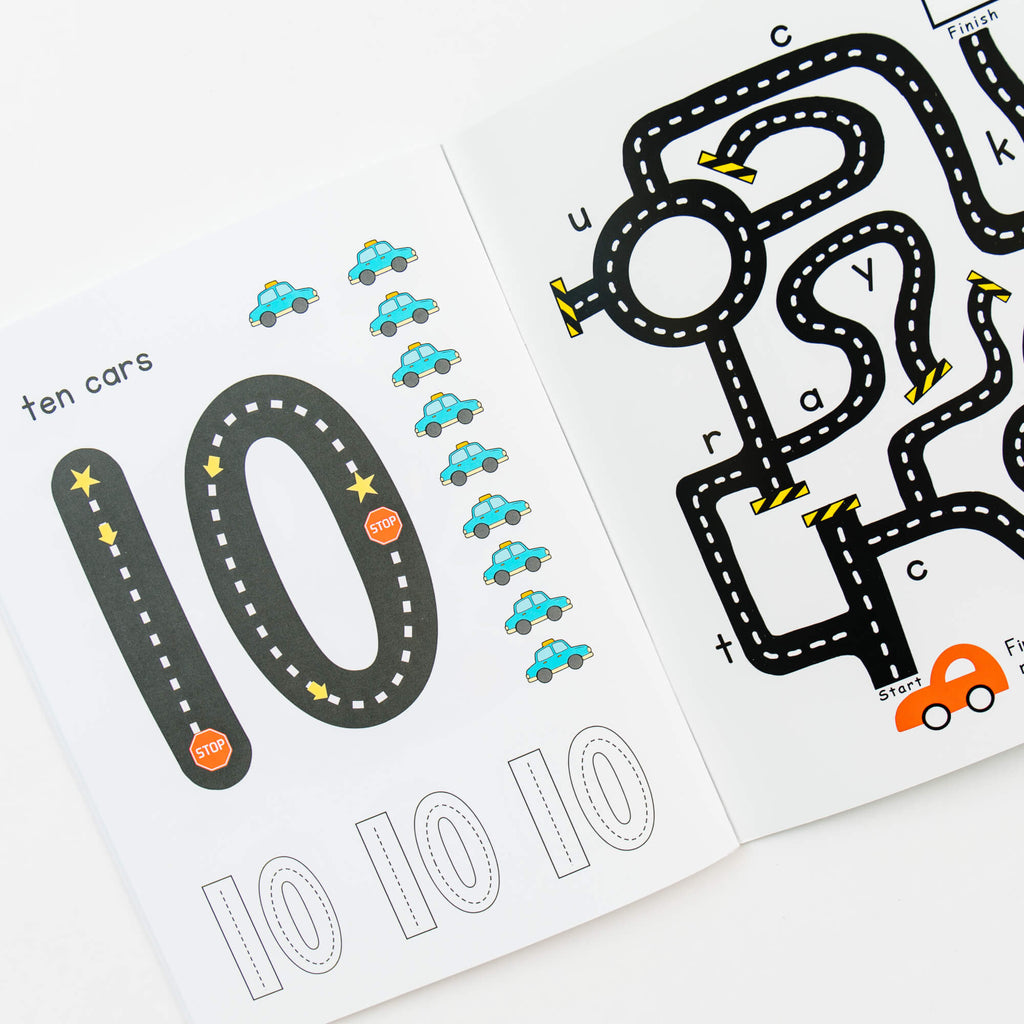 car activity book by So handmade