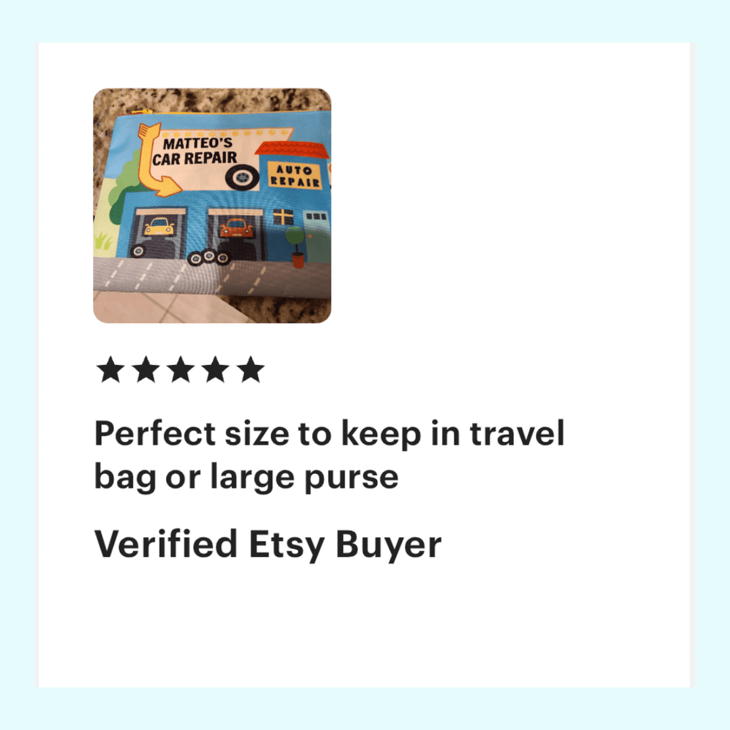 so handmade review for toy car pouch