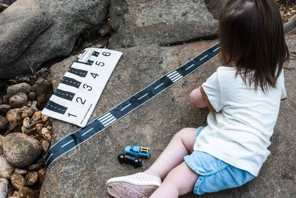 road tape play outside