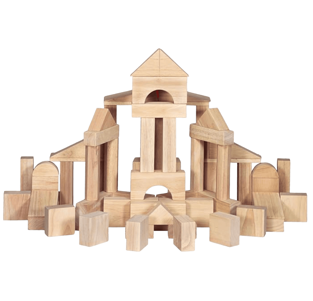 Melissa and Doug wooden block set