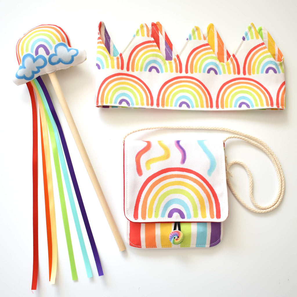 kids rainbow toy set