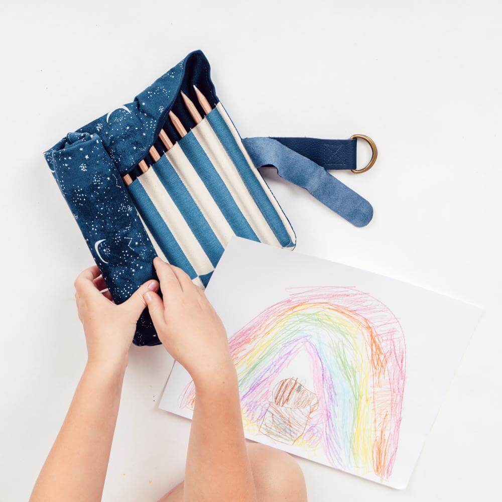 Pencil Roll: Creativity on the go for artists of all ages!